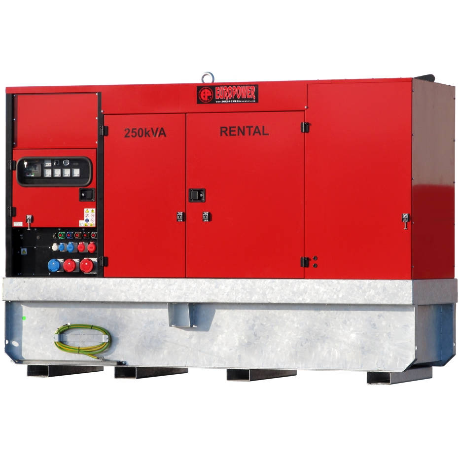 Дизельный генератор EUROPOWER EPSR 250 TDE в кожухе с АВР