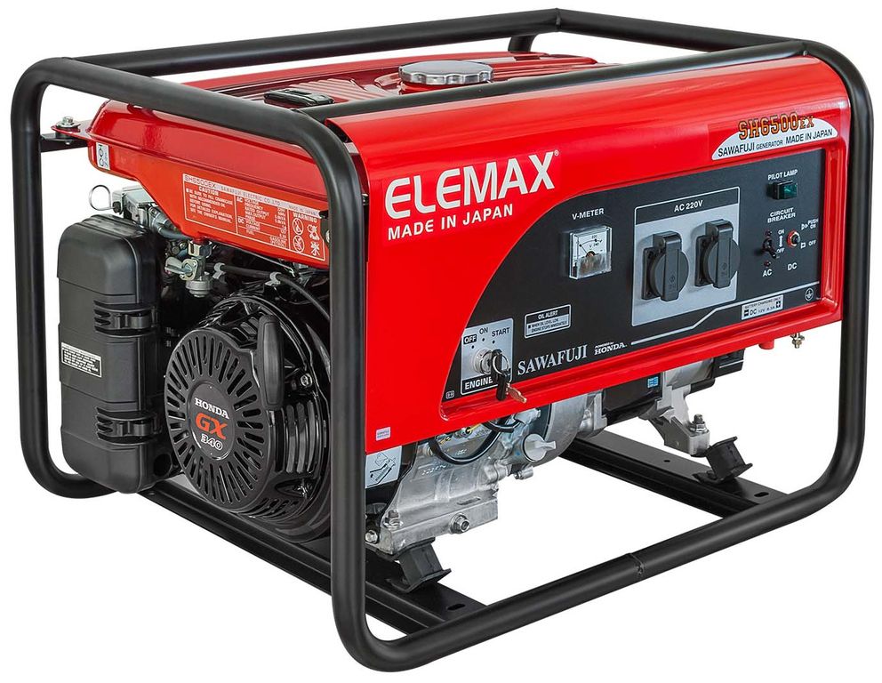 Бензиновый генератор ELEMAX SH6500EX-RS
