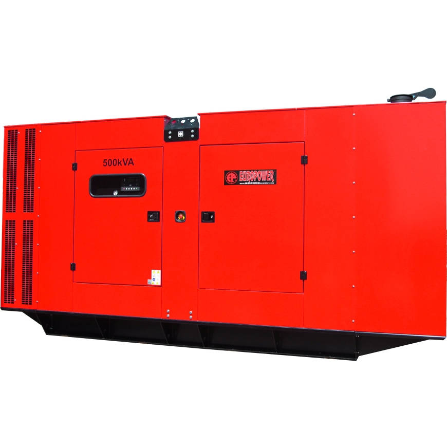 Дизельный генератор EUROPOWER EPS 500 TDE в кожухе с АВР