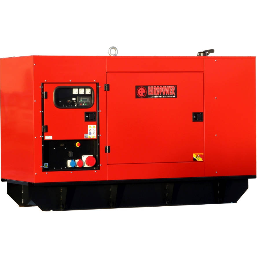Дизельный генератор EUROPOWER EPS 130 TDE в кожухе