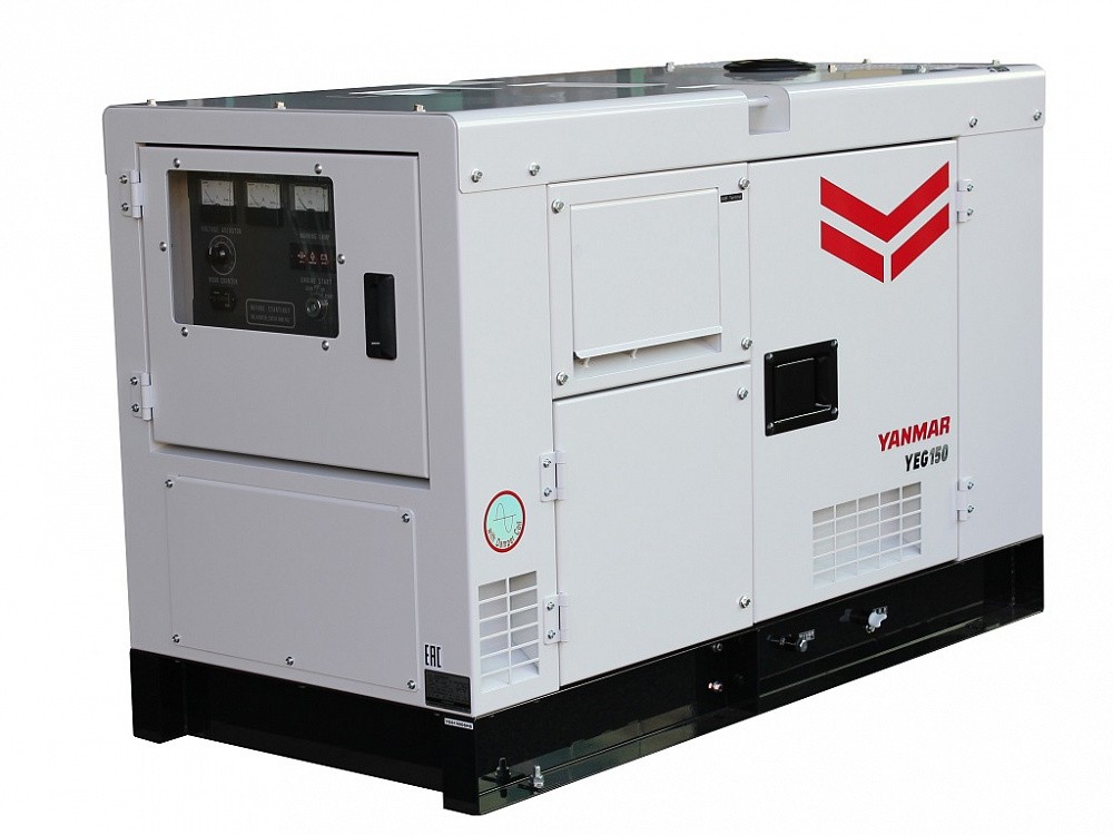 Дизельный генератор YANMAR YEG150DTHS-5B в кожухе с АВР