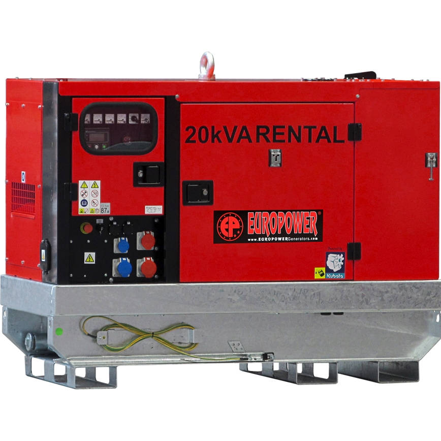 Дизельный генератор EUROPOWER EPSR 20 TDE в кожухе
