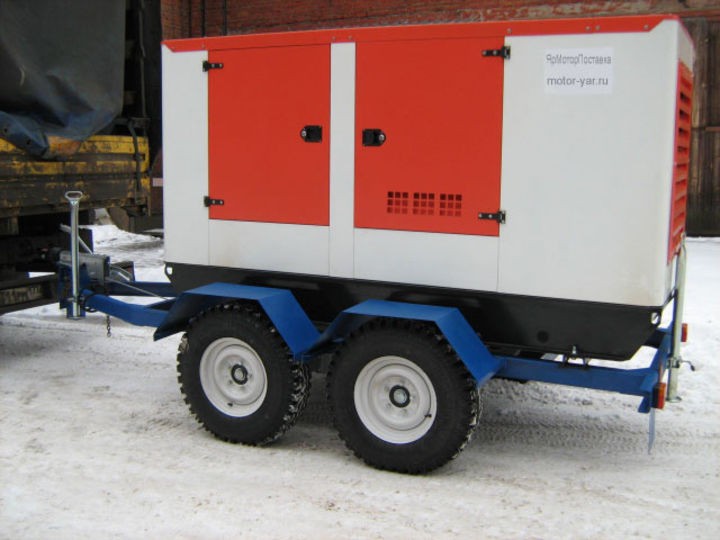 Дизельный генератор АЗИМУТ АД-450-Т400-2РКМ11 на шасси с АВР