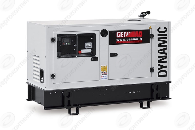 Дизельный генератор GENMAC G10PS в кожухе с АВР