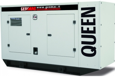 Дизельный генератор GENMAC Queen G125JS в кожухе с АВР