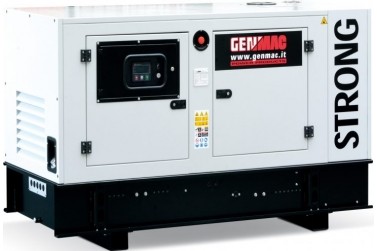 Дизельный генератор GENMAC G40IS в кожухе с АВР