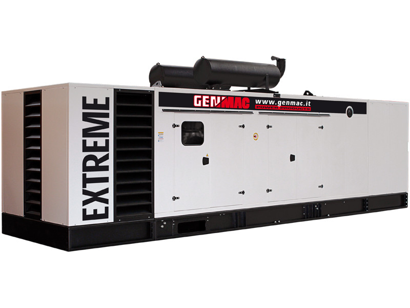 Дизельный генератор GENMAC G900PS в кожухе с АВР