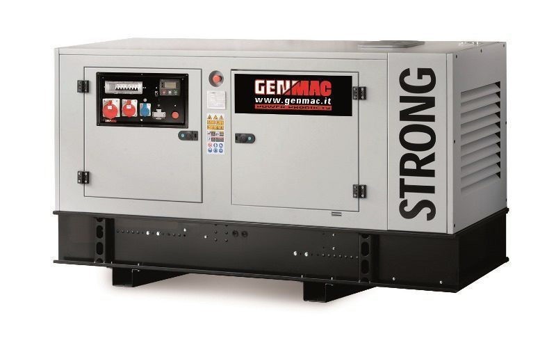 Дизельный генератор GENMAC Strong G30IS в кожухе