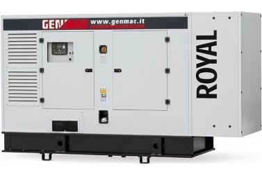 Дизельный генератор GENMAC Royal G250IS в кожухе с АВР