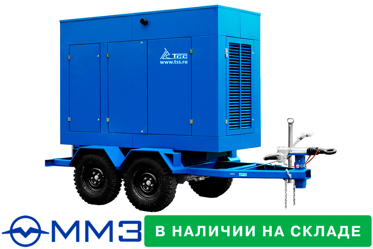 Дизельный генератор ТСС ЭД-30-Т400-2РПМ1 под капотом на шасси с АВР