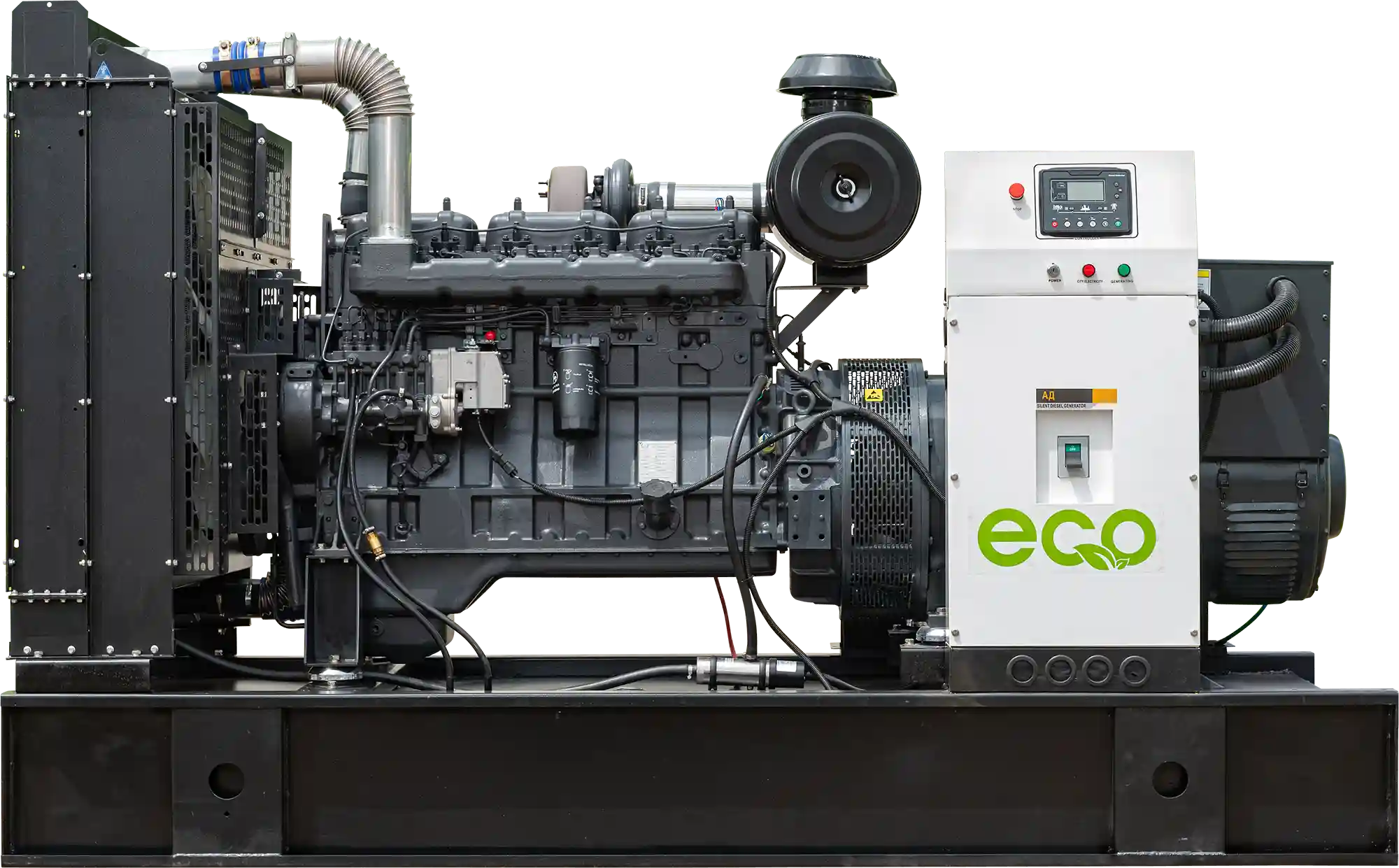 Дизельный генератор EcoPower АД160-T400eco (160 кВт, Ricardo)