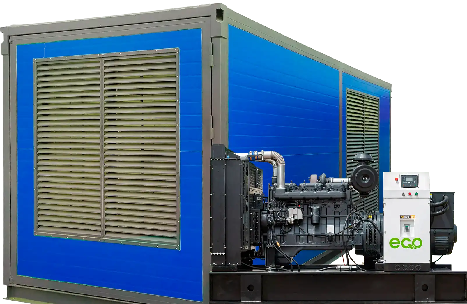 Дизельный генератор EcoPower АД1000-T400eco в контейнере