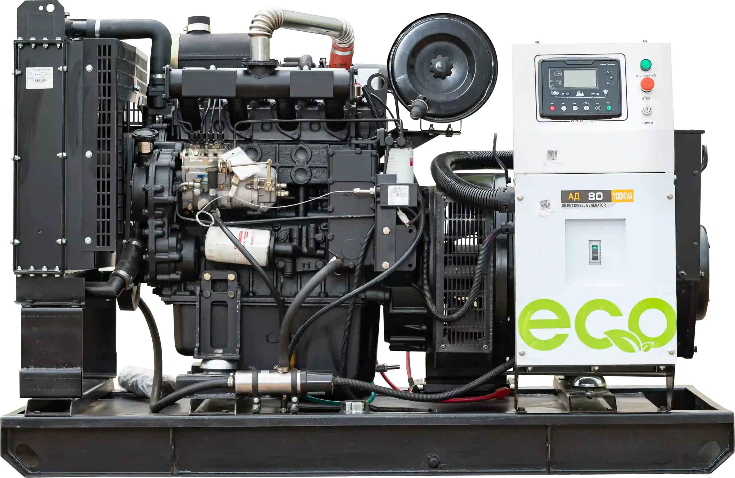 Дизельный генератор EcoPower АД80-T400eco (80 кВт, Ricardo)