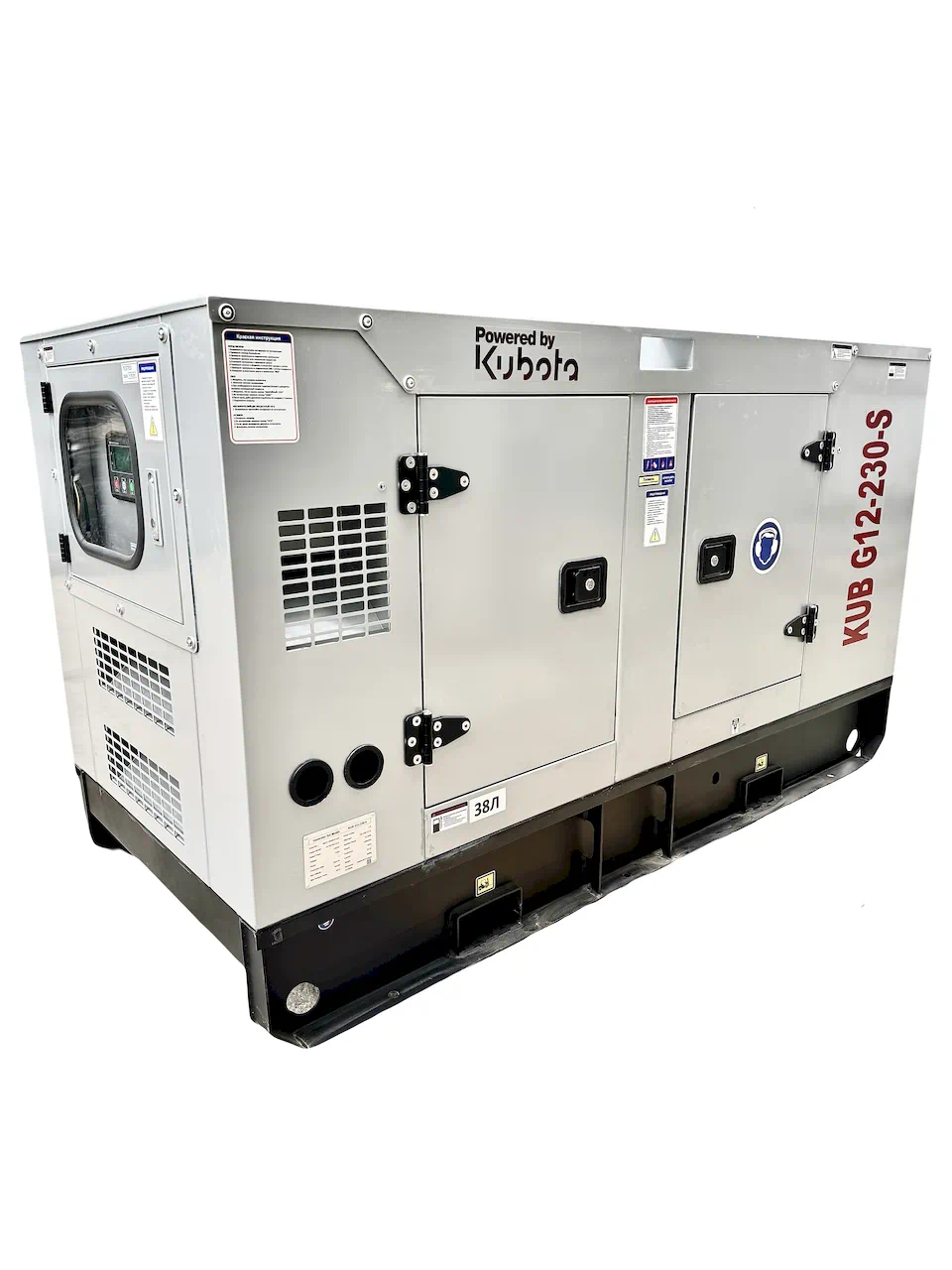 Дизельный генератор KUB G12-230-S в кожухе