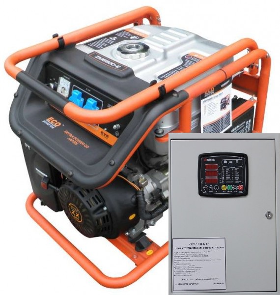 Бензиновый генератор MITSUI ECO ZM 10000 E с автозапуском АВР