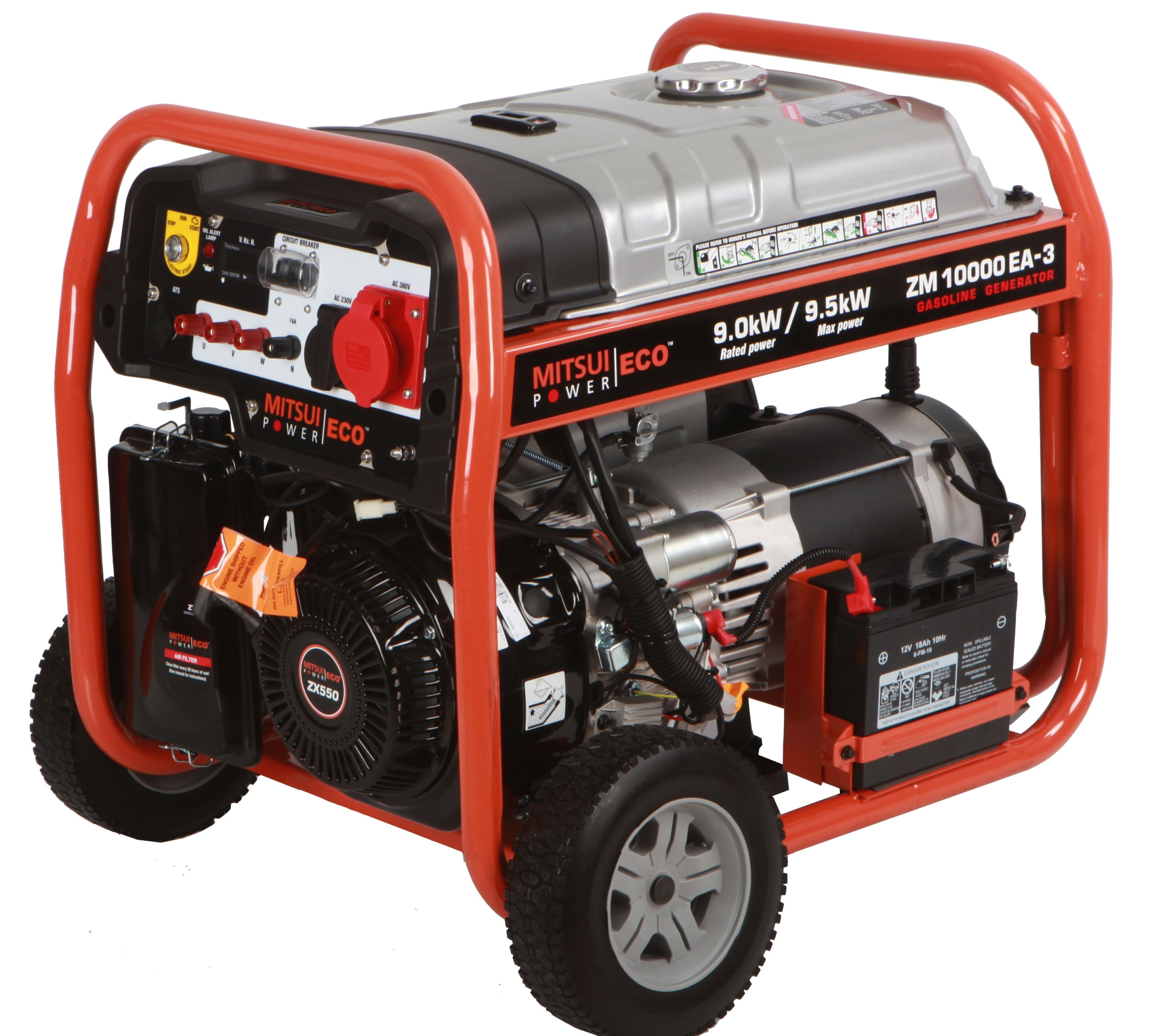 Бензиновый генератор MITSUI ECO ZM 10000 EA-3