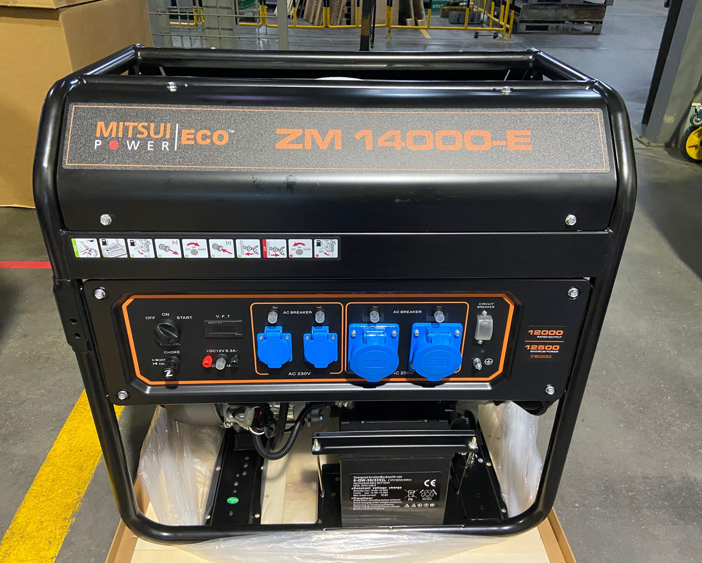 Бензиновый генератор MITSUI ECO ZM 14000 E