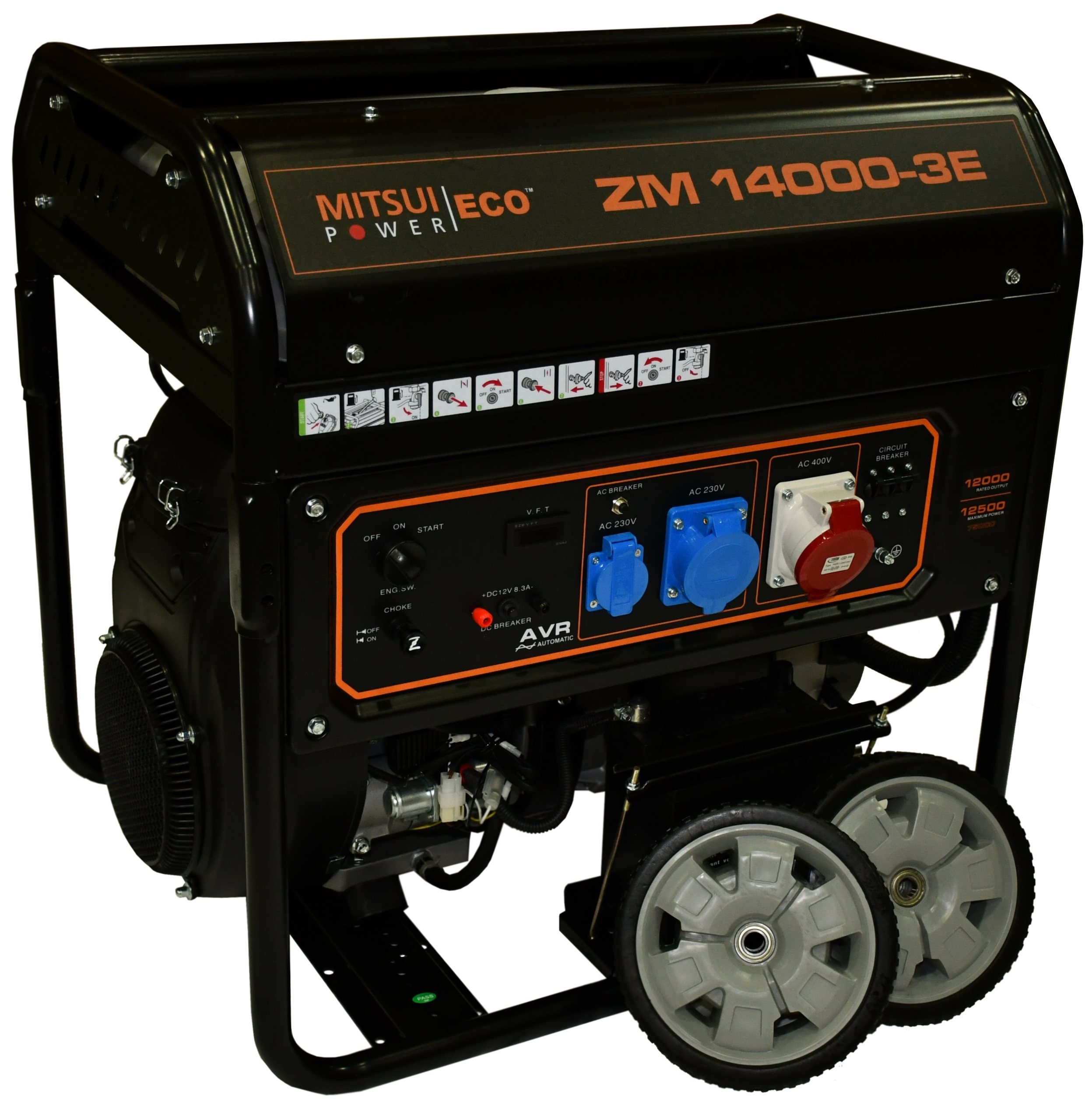 Бензиновый генератор MITSUI ECO ZM 14000 E-3