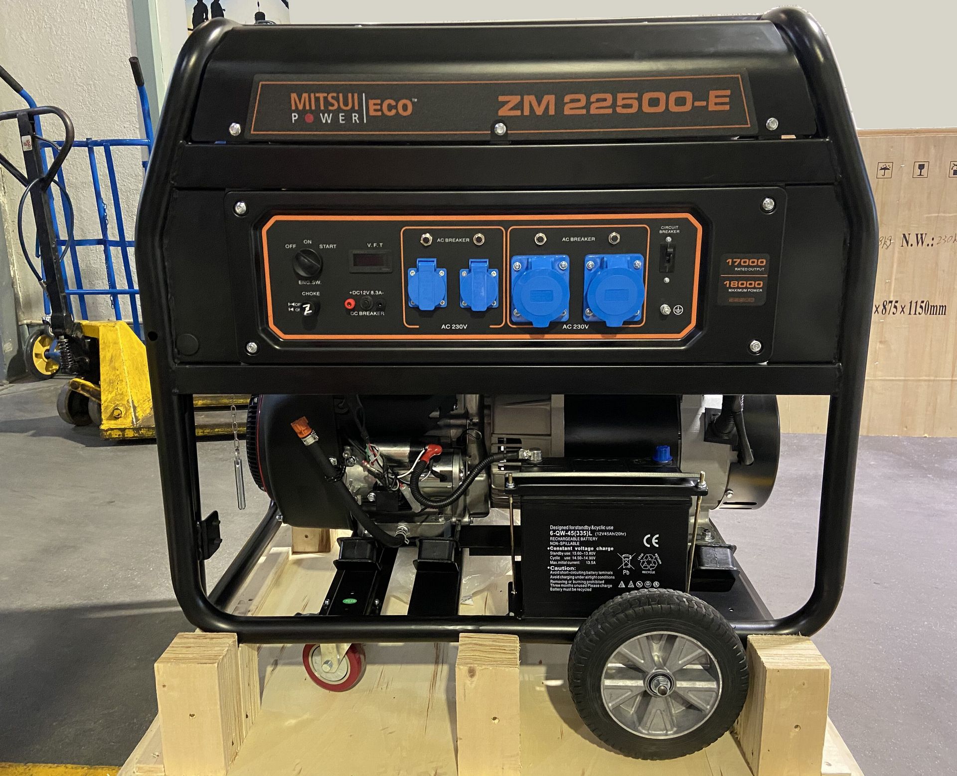 Бензиновый генератор MITSUI ECO ZM 22500 E