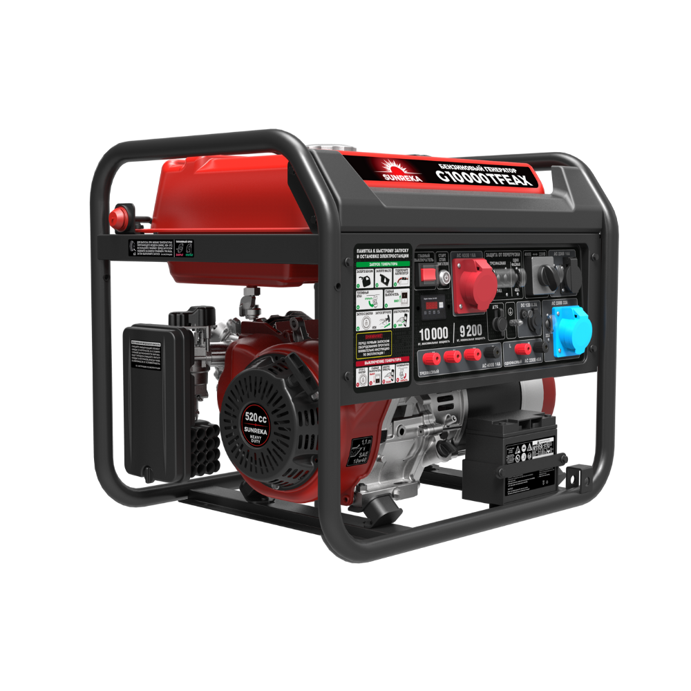 Бензиновый генератор Sunreka G10000TFEAX