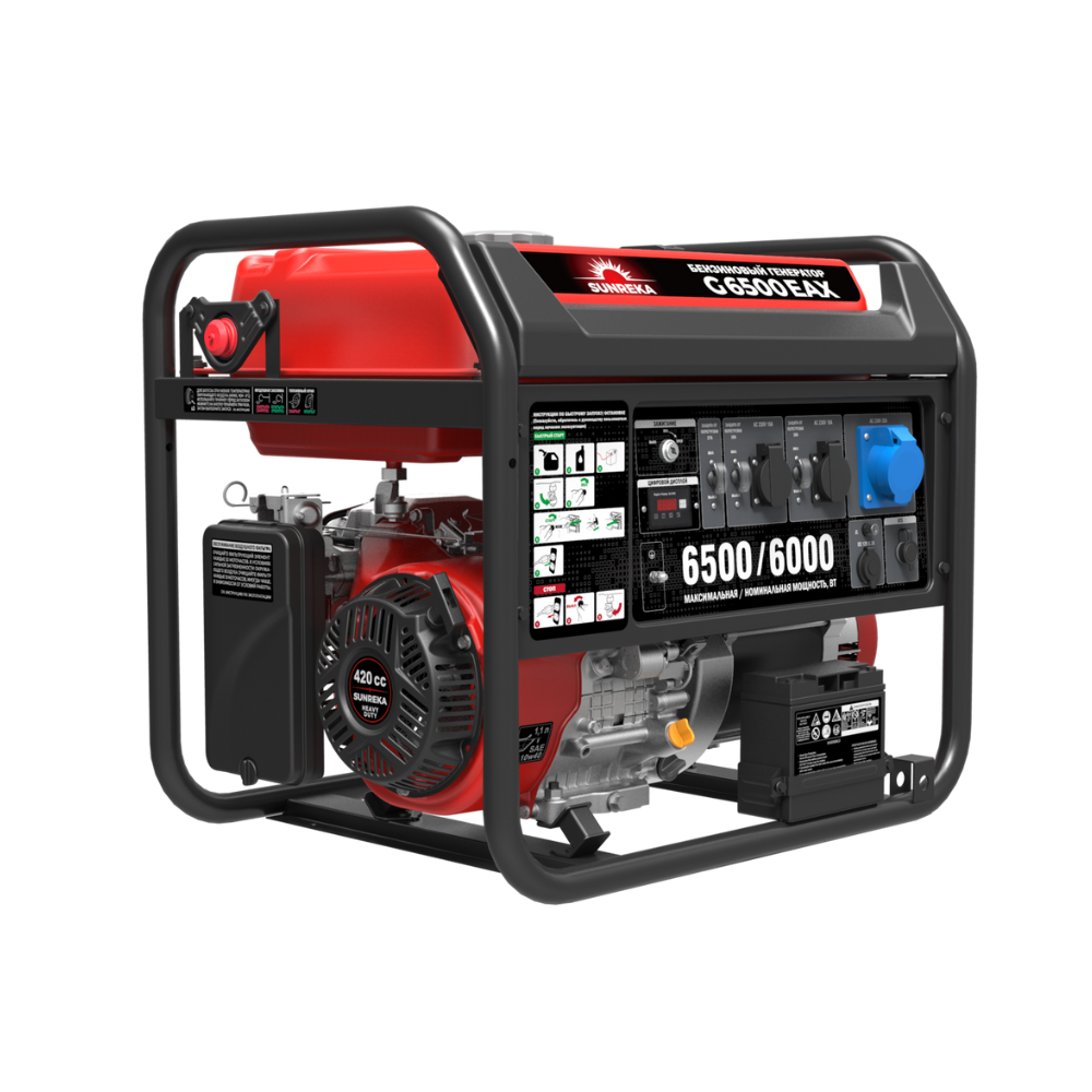 Бензиновый генератор Sunreka G6500EAX