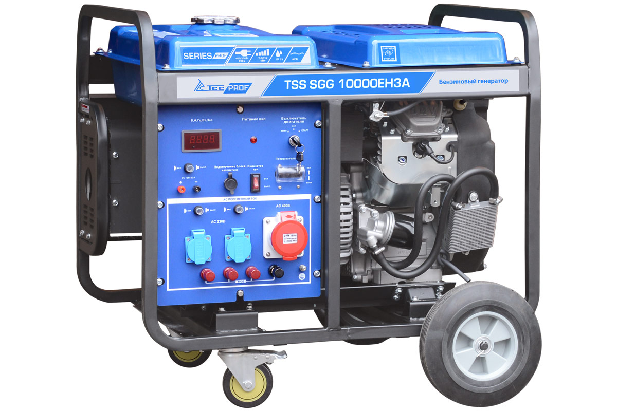 Бензиновый генератор ТСС SGG 10000EH3A с автозапуском АВР