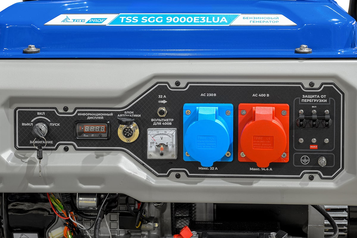 Бензиновый генератор ТСС SGG 9000E3LUA с автозапуском АВР