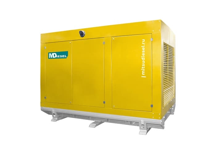 Дизельный генератор Mitsudiesel АД-360С-Т400-1РПМ29 в погодозащитном кожухе