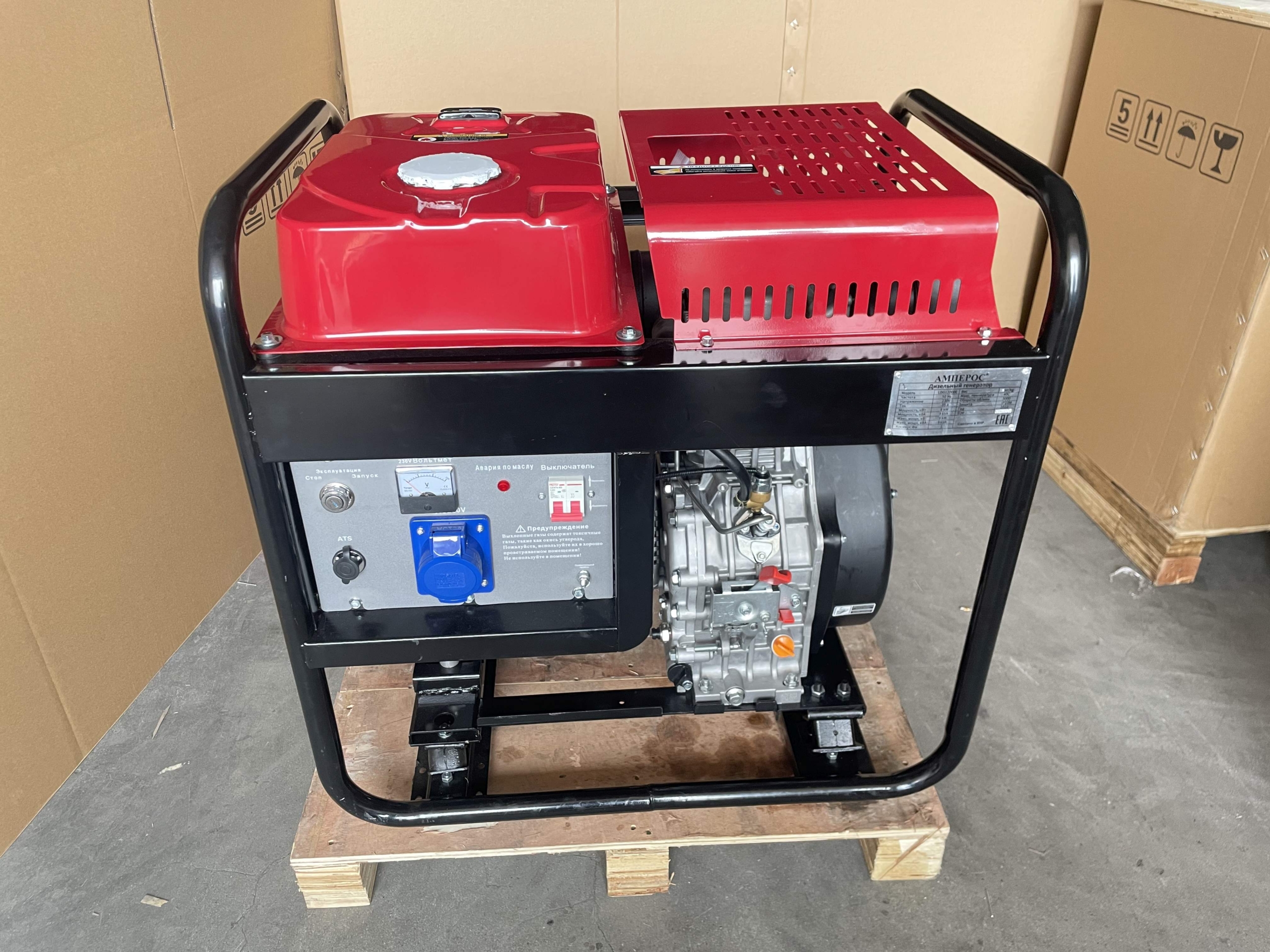 Дизельный генератор AMPEROS LDG 12000E