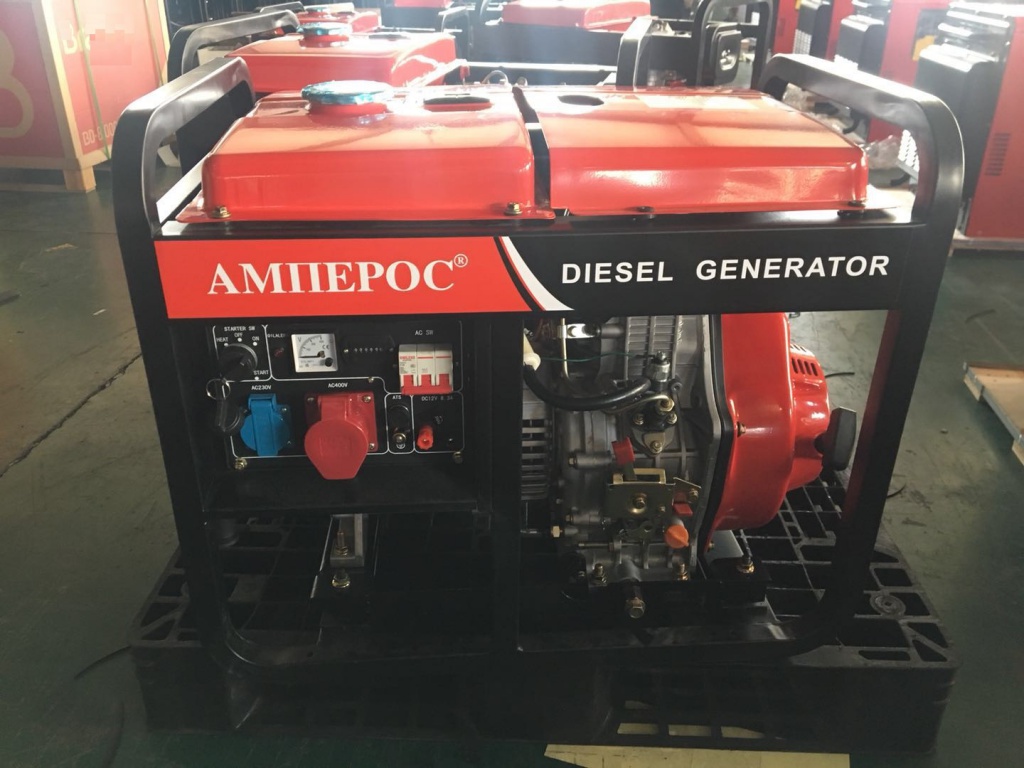 Дизельный генератор AMPEROS LDG 8500CLE-3 с автозапуском АВР