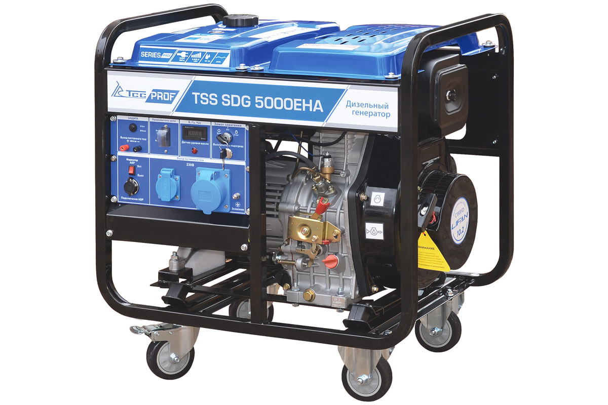 Дизельный генератор ТСС SDG 5500EHA с автозапуском АВР