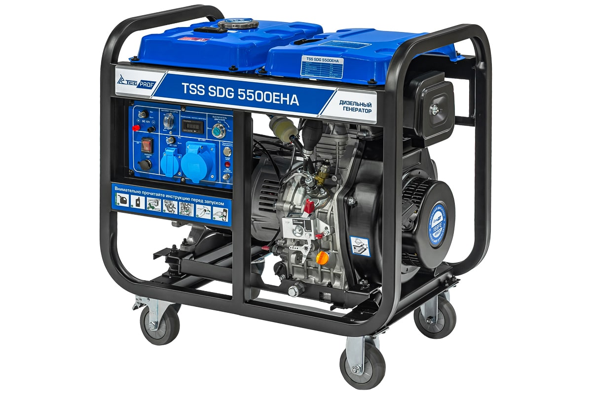 Дизельный генератор ТСС SDG 5500EHA с автозапуском АВР