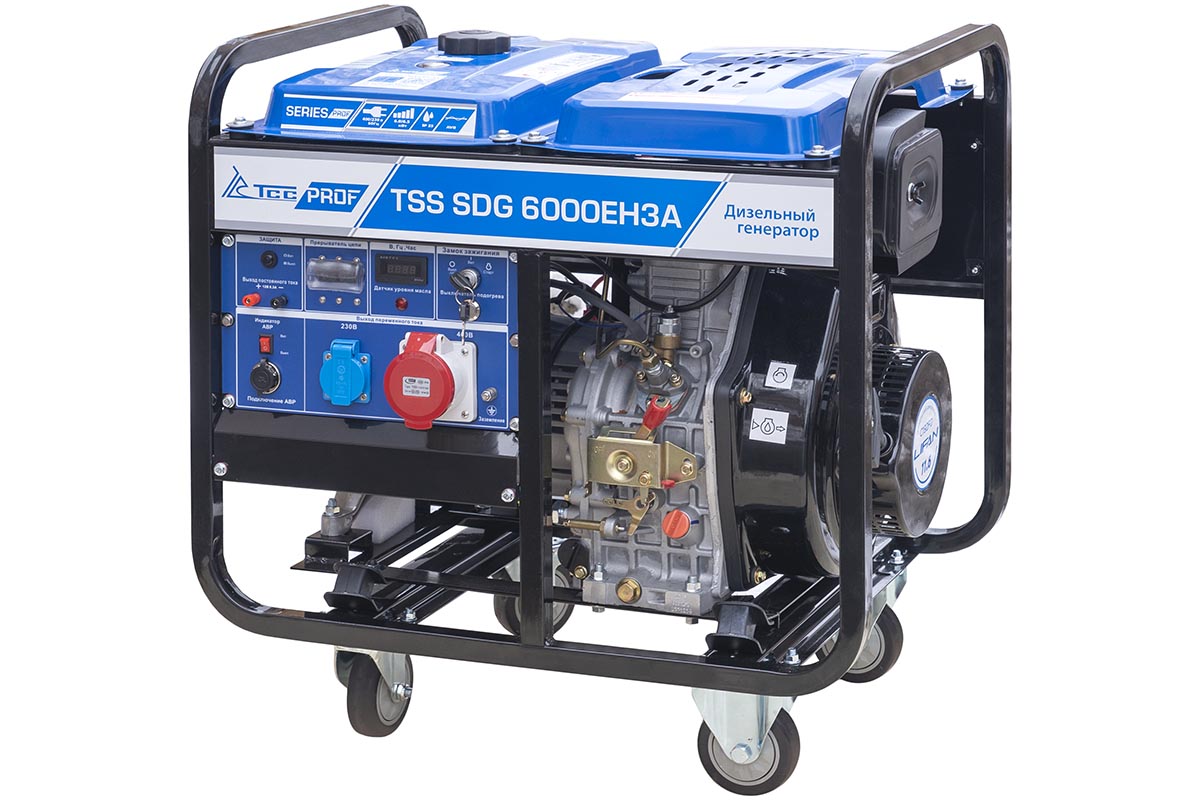 Дизельный генератор ТСС SDG 6000EH3A с автозапуском АВР
