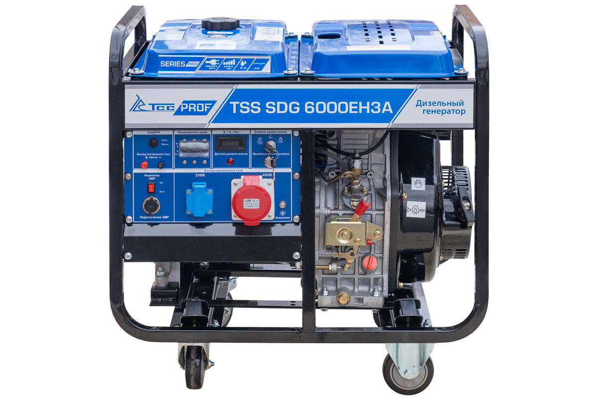 Дизельный генератор ТСС SDG 6000EH3A с автозапуском АВР