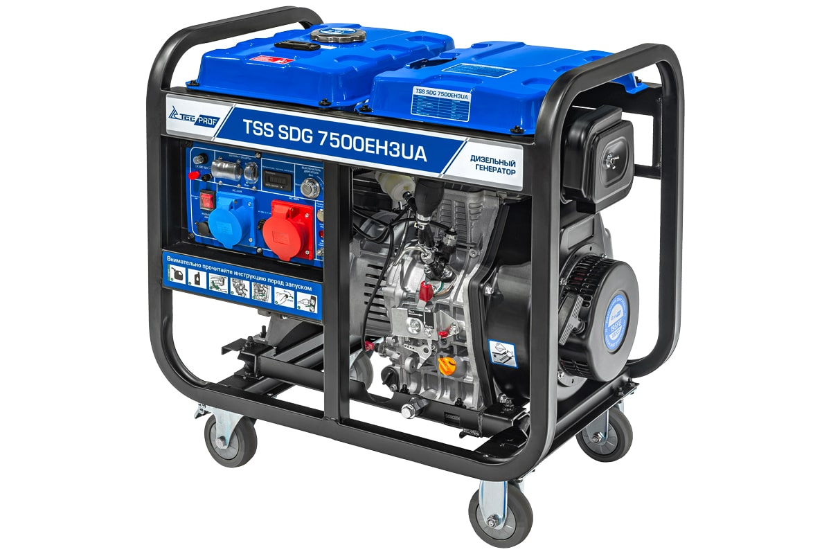 Дизельный генератор ТСС SDG 7500EH3UA