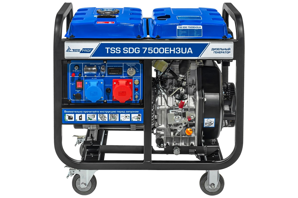 Дизельный генератор ТСС SDG 7500EH3UA