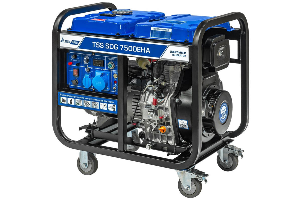 Дизельный генератор ТСС SDG 7500EHA с автозапуском АВР