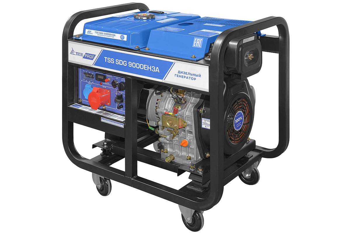 Дизельный генератор ТСС SDG 9000EH3A