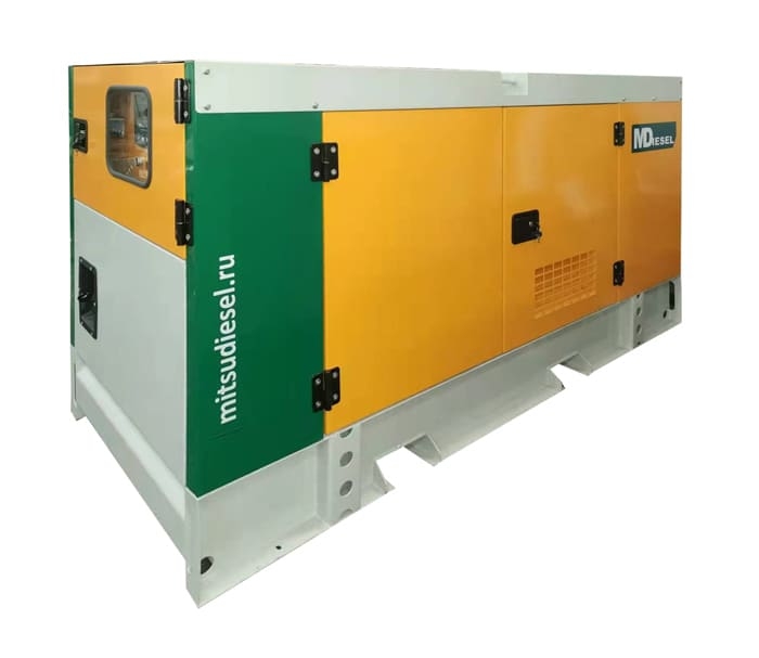 Дизельный генератор Mitsudiesel АД-40С-Т400-1РКМ29 в шумозащитном кожухе