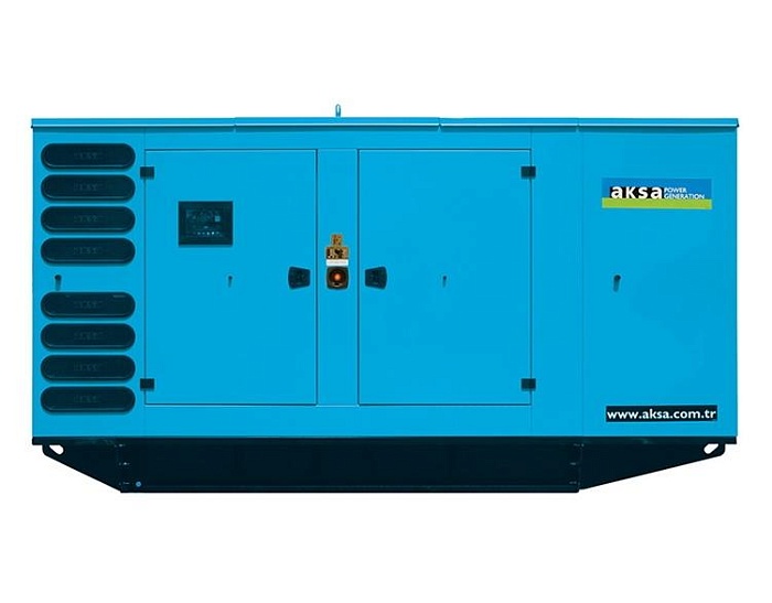 Газовый генератор Aksa ADG 210 в кожухе с АВР