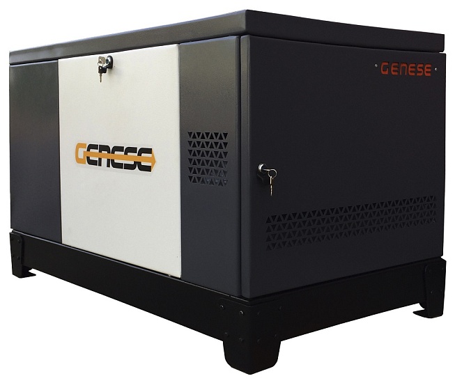 Газовый генератор Genese Standard 12000T Neva в кожухе с АВР
