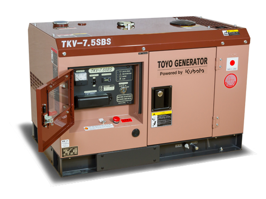 Дизельный генератор TOYO TKV-7.5SBS
