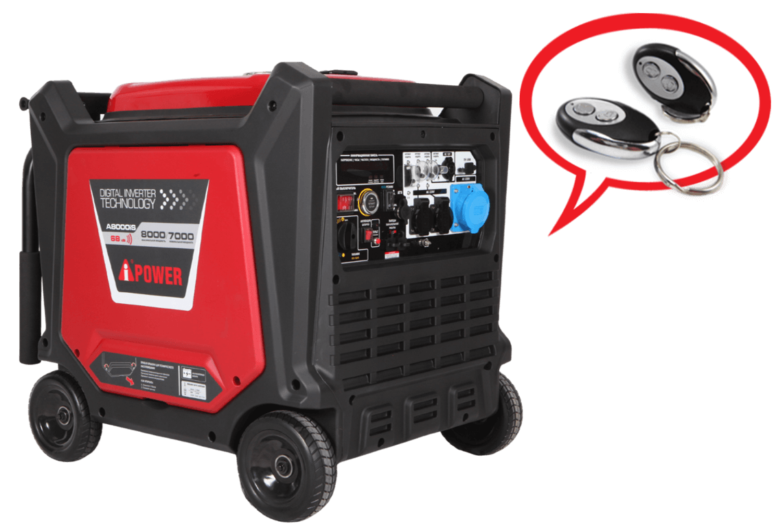 Бензиновый генератор A-iPower A8000IS с автозапуском АВР