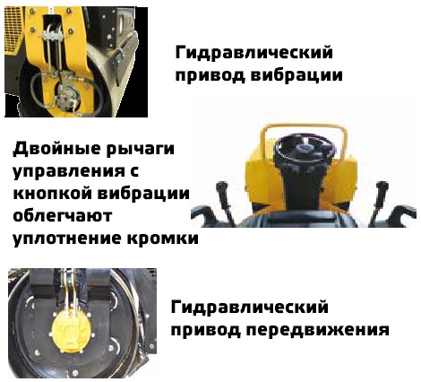 Виброкаток GROST VR1800K