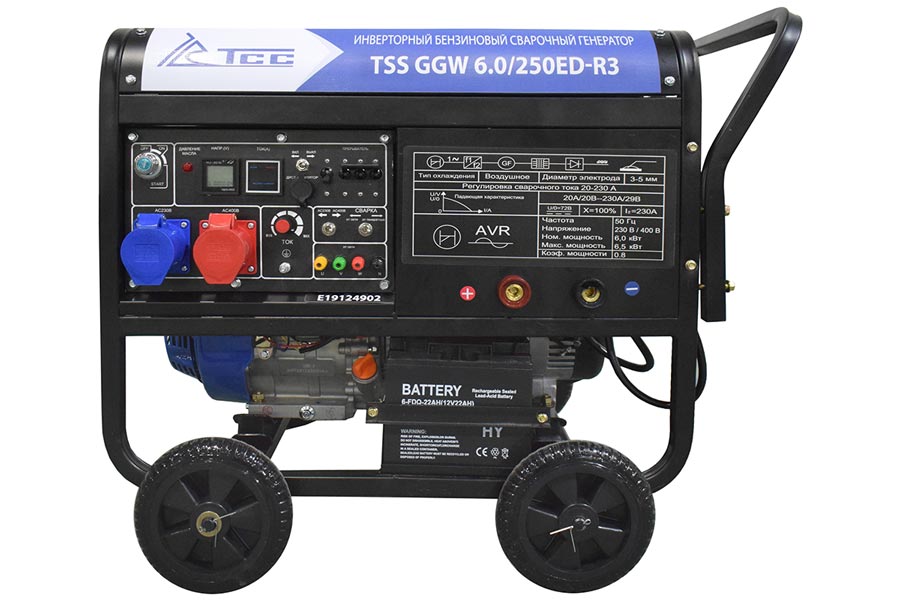 Инверторный сварочный генератор ТСС GGW 6.0/250ED-R3