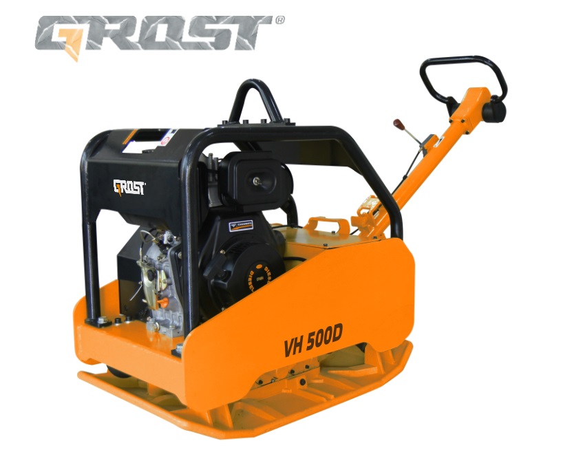 Виброплита реверсивная GROST VH500D